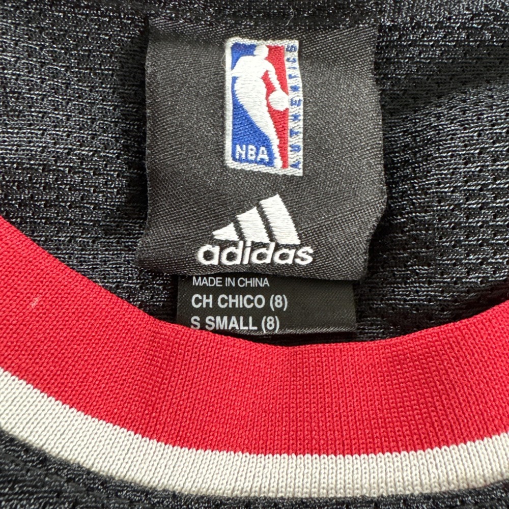 Adidas LaMarcus Aldridge Portland Trail Blazers Black NBA Jersey Youth Small - Picture 5 of 8
